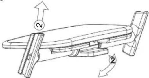 Deryan Curve - Remove the foot plate - 1