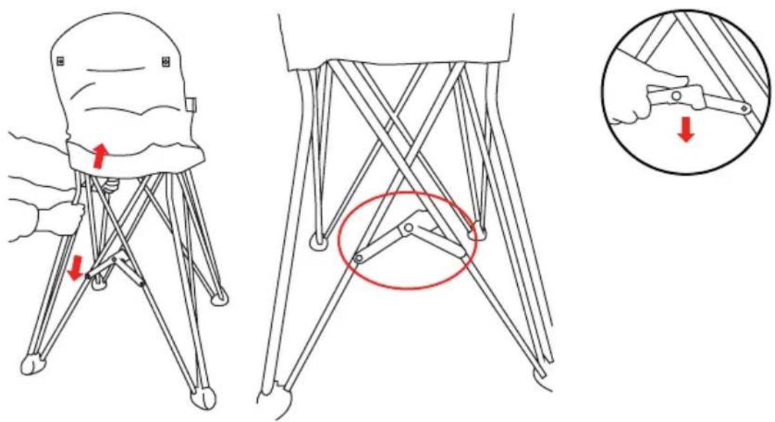 Deryan Pop n Sit - OPENING THE CHAIR - 1