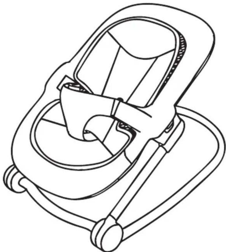 Deryan High Chair - Seat belt length adjustment - 2