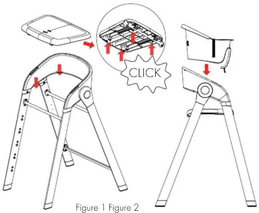 Deryan High Chair - Seat belt length adjustment - 4