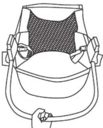 Deryan High Chair - Detach the bottom fabric: - 1