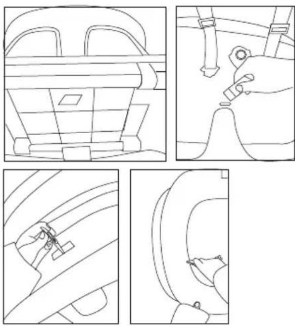 Deryan High Chair - LEATHER CASE INSTALLATION - 1