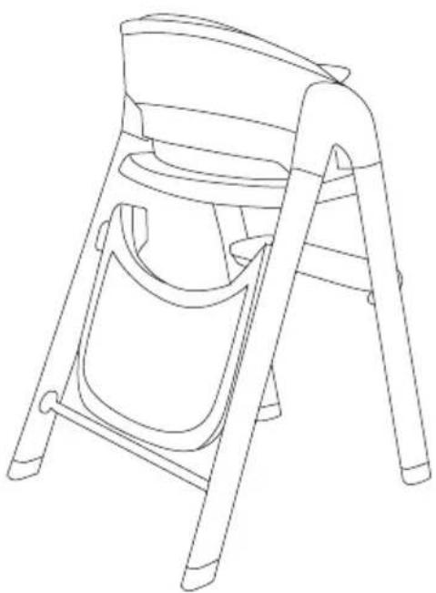 Deryan High Chair - WAARSCHUWINGEN - 6