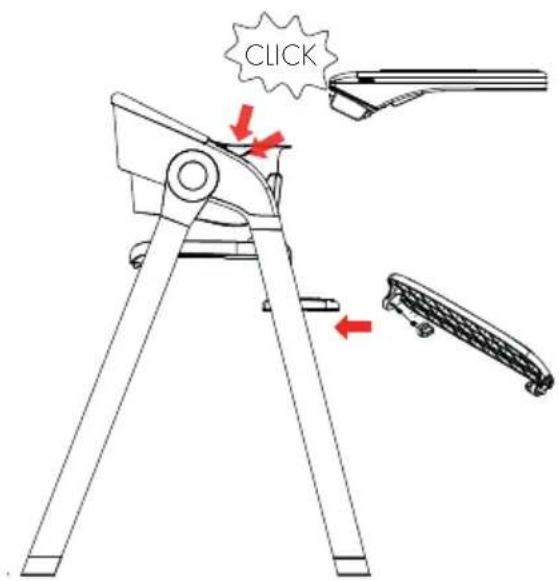 Deryan High Chair - WAARSCHUWINGEN - 1