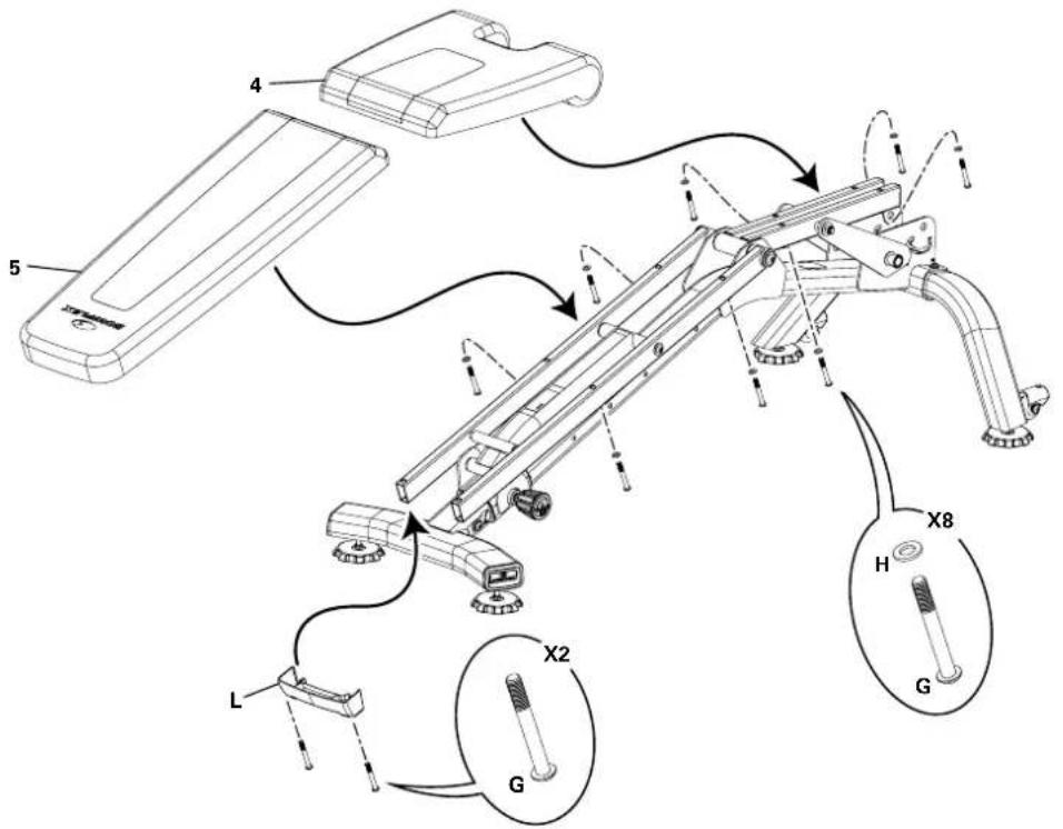 BOWFLEX SelectTech 5.1S - 组装步骤 - 1