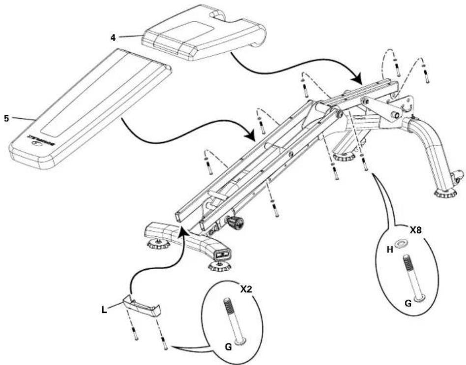 BOWFLEX SelectTech 5.1S - Schritt 3. - 1