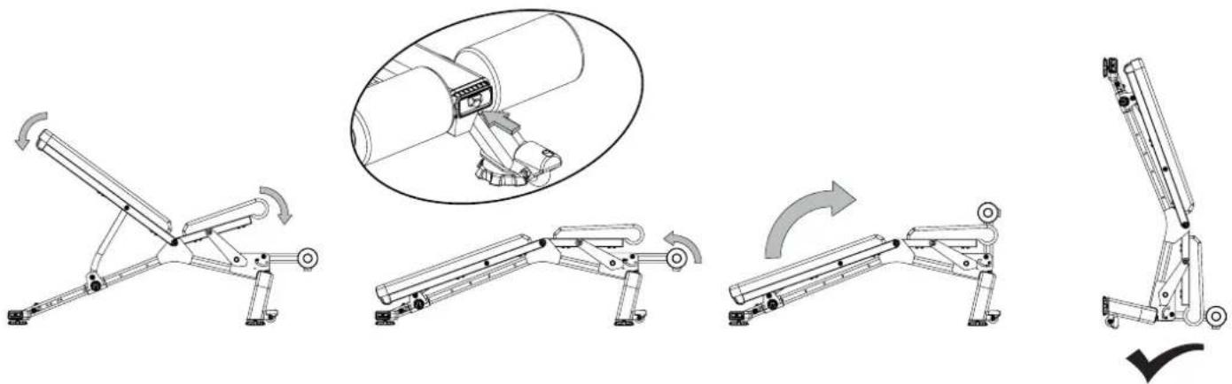 BOWFLEX SelectTech 5.1S - Stowing the Bench - 1