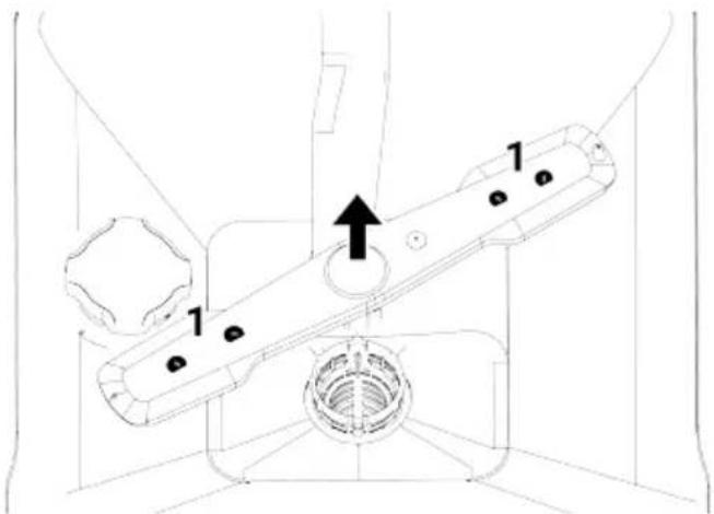 BEKO BDFN26440XP - Bras gicleur inférieur - 1