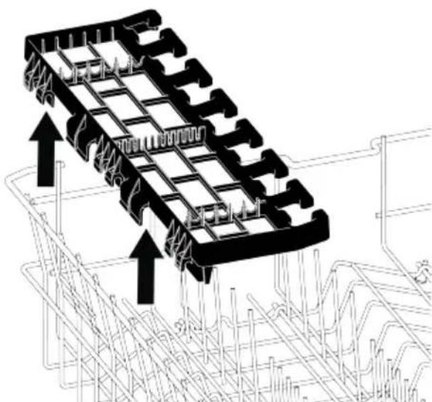BEKO BDFN26440XP - Grille de service multifonction du panier supérieur - 2