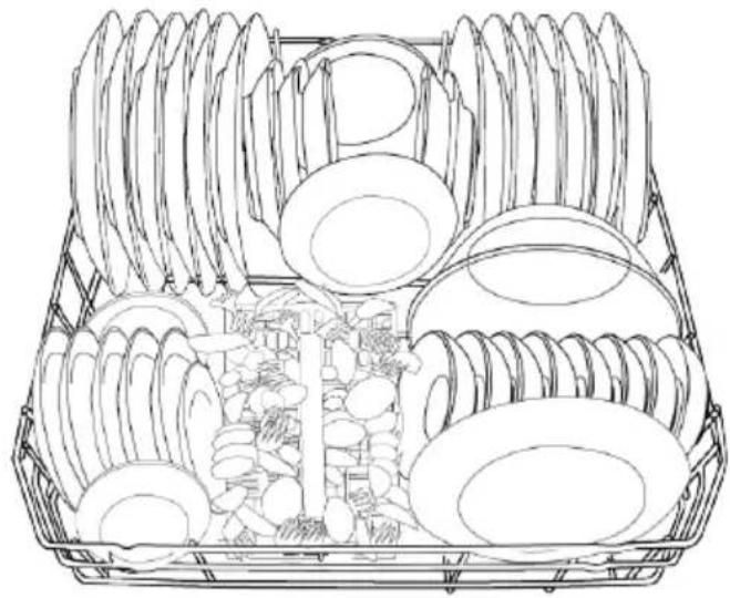 BEKO BDFN26440XP - Placer la vaisselle dans le lave-vaisselle - 2