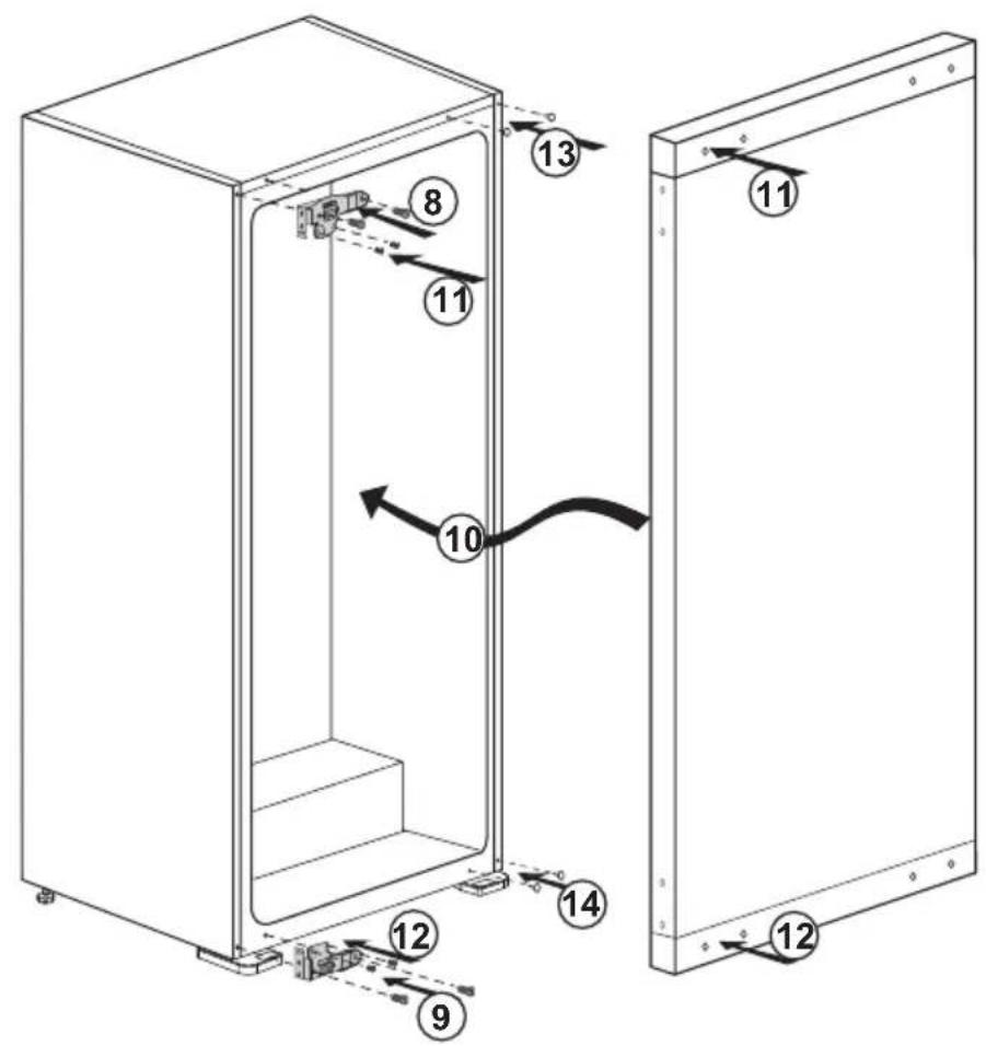 BEKO BLSA215M4F - De deuren omkeren - 2