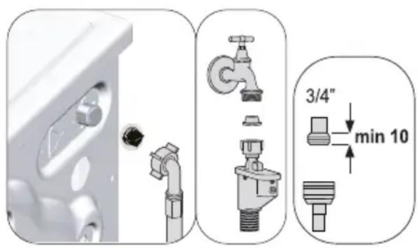BEKO WM305 - Wasserzulauffilter reinigen - 1