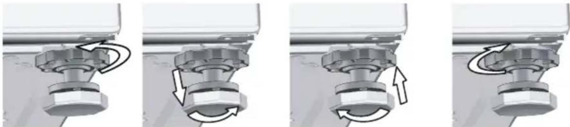 BEKO WM305 - Füße einstellen - 1