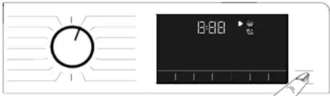 BEKO WM305 - Maschine anhalten (Pause): - 1