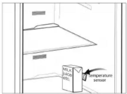 BEKO RCSA366K50GN - Recommandations relatives au compartiment des produits frais \*en option - 1