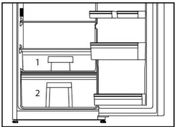 BEKO RDNT271I20XB - Crisper - 1