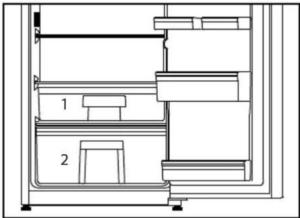 BEKO RDNT271I20XB - Gaveta para frutos e legumes - 1