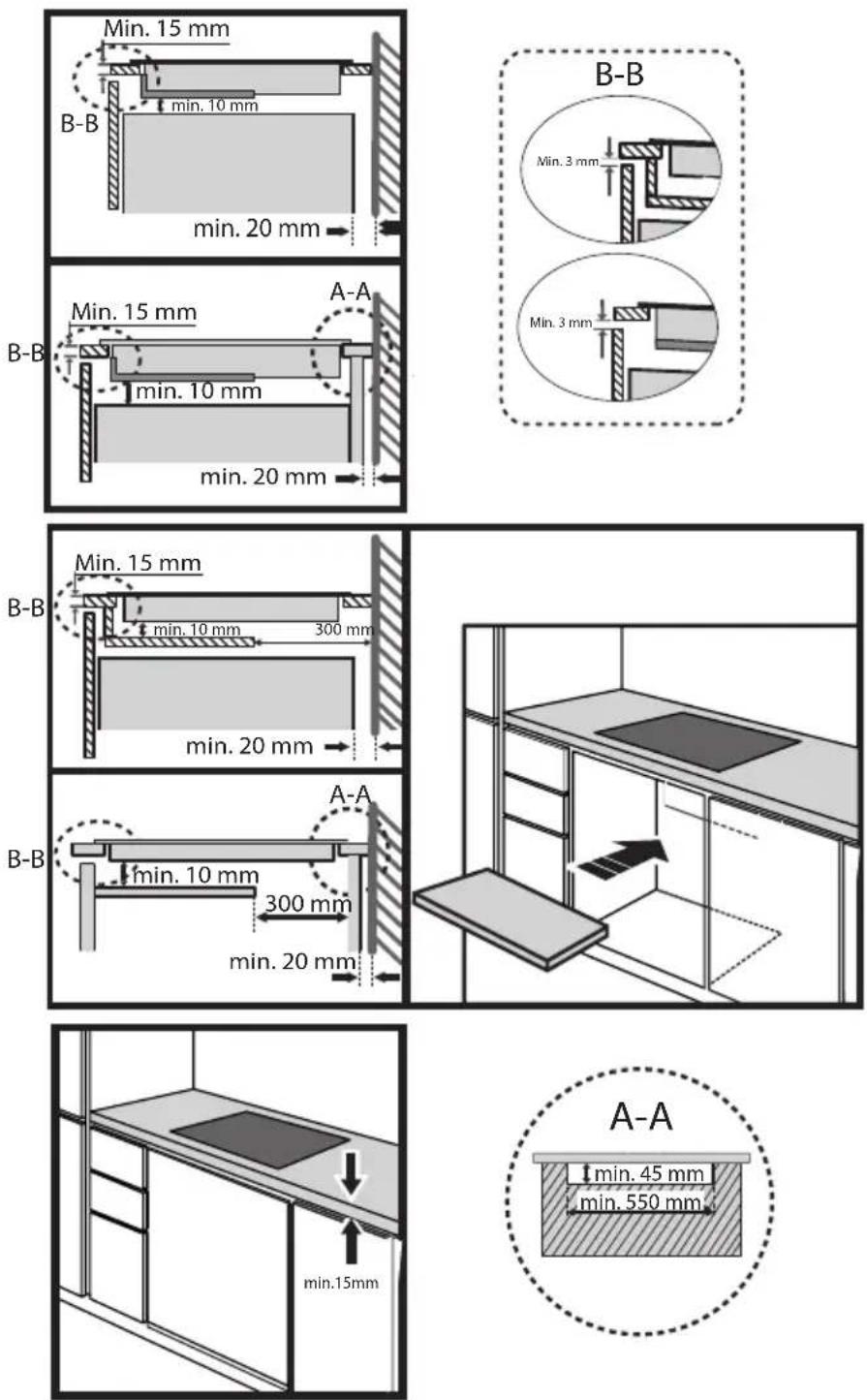 BEKO HII 64500 FTO - Instalace spotřebiče - 1