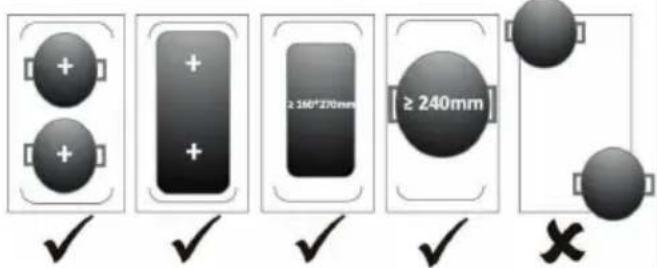 BEKO HII 64500 FTO - Uporaba funkcije prilagodljivega območja - 2