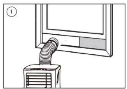 TRISTAR AC-5827 - Instalación del tubo flexible de escape - 2