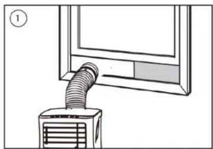 TRISTAR AC-5827 - Installation du kit coulissant pour fenêtre - 1