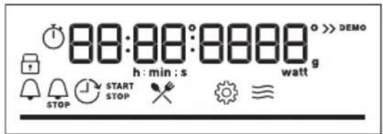 ELECTROLUX KVNFE46GK - Display indicators - 1