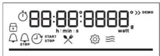 ELECTROLUX KVNFE46GK - Voyants de l'affichage - 1