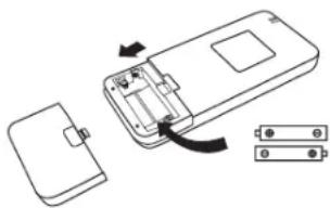 TAURUS Pro Serie Wifi - REMOTE CONTROL: REPLACEMENT OF BATTERIES - 1