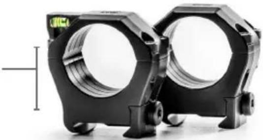ZEISS LRP S3 6-36x56 - ZEISS Precision Rings con nivel de burbuja integrado para evitar la inclinación - 1