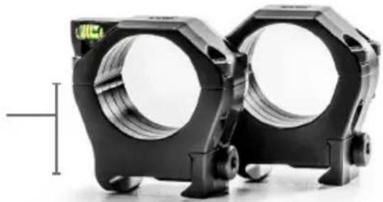 ZEISS LRP S3 6-36x56 - ZEISS Precision Rings with Integral Anti-cant Bubble Level - 1