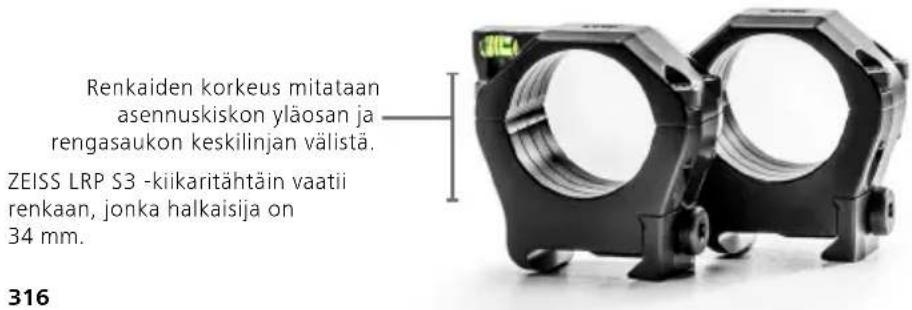 ZEISS LRP S3 4-25x50 - ZEISS Precision -renkaat ja suoruuden varmistava integroitu vesivaaka - 1