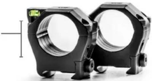 ZEISS LRP S3 4-25x50 - ZEISS Precision Rings à niveau à bulle intégré pour éviter toute inclinaison - 1