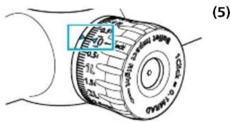 ZEISS LRP S3 4-25x50 - Figyelem: a céltávcső beállítása előtt mindig ügyeljen arra, hogy a fegyver ne legyen megtöltve. - 3