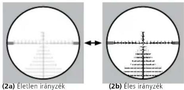 ZEISS LRP S3 4-25x50 - Az irányzék élesre állítása / a dioptria beállítása - 1