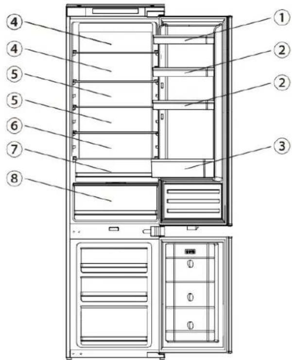 Frilec BERLIN299-E-NF-080D - Stockage correct - 1