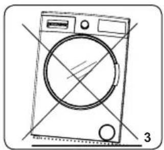 SHARP ES-NIB714BWNA-FR - Ne pas installer la machine sur une surface (telle qu'un tapis) susceptible d'empêcher la ventilation à la base. - 3