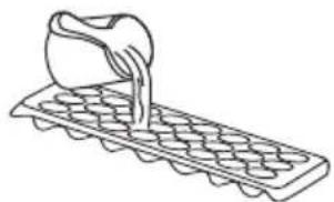 SHARP SJ-NBA35CHXIE-EU - Ice tray - 1