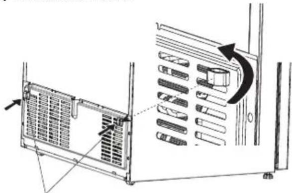 SHARP SJ-NBA35CHXIE-EU - If your refrigerator has a fan condenser: - 1