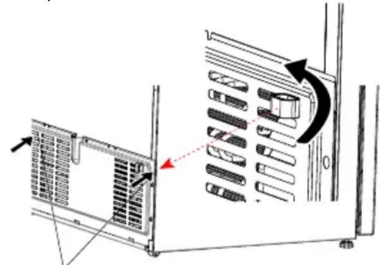 SHARP SJ-NBA35CHXIE-EU - Se o seu frigorífico possuir um ventilador de condensador: - 1