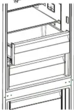 SHARP SJ-NBA31DMXWC-EU - Removing the Chill Drawer - 2