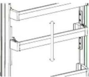 SHARP SJ-NBA31DMXPC-EU - Prateleira de porta Adapti-Lift (Em alguns modelos) - 2