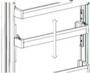 SHARP SJ-NBA31DMXPC-EU - Balconnet réglable AdaptiLift (Dans certains modèles) - 2