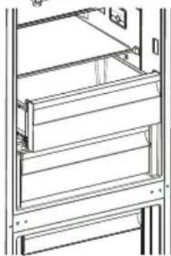 SHARP SJ-NBA11DMXWD-EU - Removing the Chill Drawer - 2