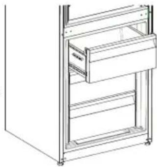 SHARP SJ-FBA22IMXPE-ES - Herausnehmen des Gefrierfachs - 1