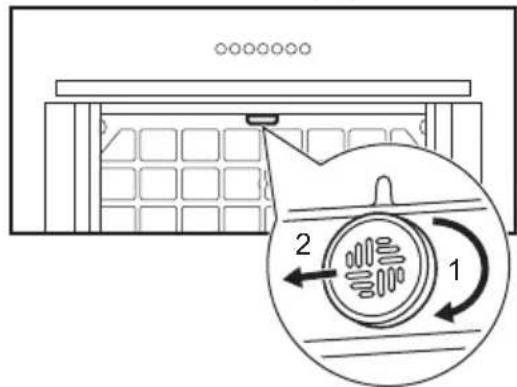 ELECTROLUX LFG825K - Rengöra AutoSense filtret - 2