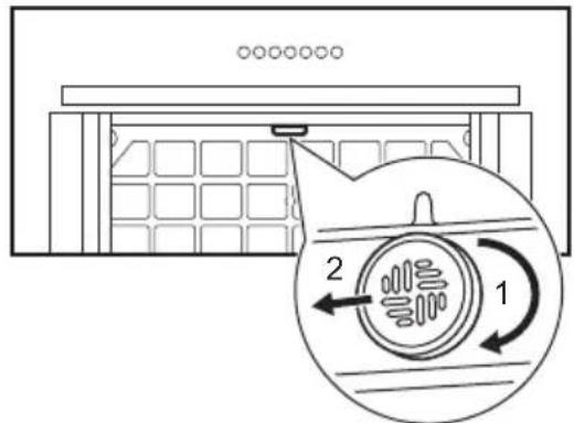 ELECTROLUX LFG815K - Cleaning the AutoSense filter - 2