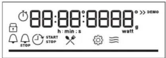 ELECTROLUX CVN6E46GZ - Display indicators - 1
