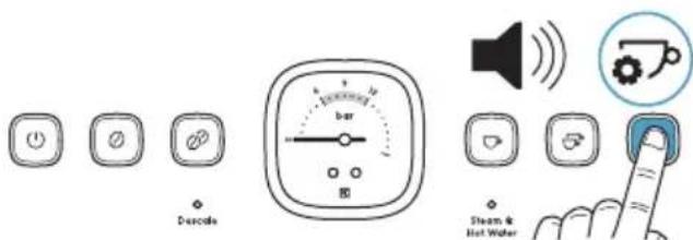 ELECTROLUX E8EC1-8SW - Kafijas izvades temperatūras pielāgošana - 3