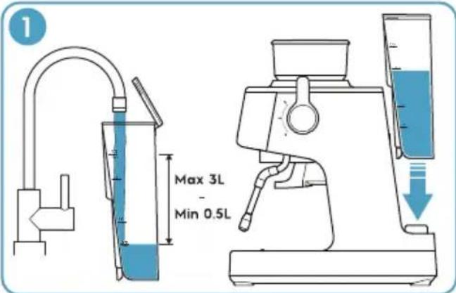 ELECTROLUX E8EC1-8SW - To make an espresso coffee - 1