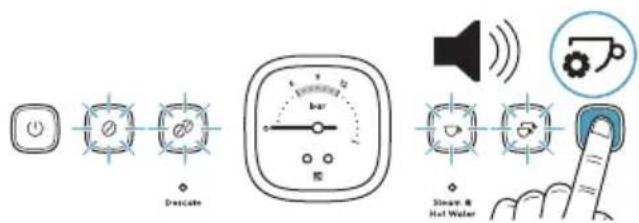 ELECTROLUX E8EC1-8SW - Podešavanje za mljevenje kave - 4